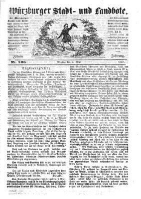 Würzburger Stadt- und Landbote Montag 4. Mai 1857