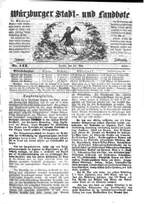 Würzburger Stadt- und Landbote Freitag 22. Mai 1857