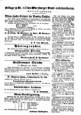 Würzburger Stadt- und Landbote Donnerstag 18. Juni 1857