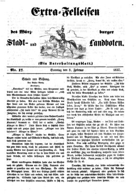 Würzburger Stadt- und Landbote Sonntag 8. Februar 1857