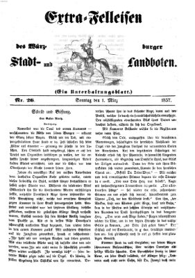 Würzburger Stadt- und Landbote Sonntag 1. März 1857