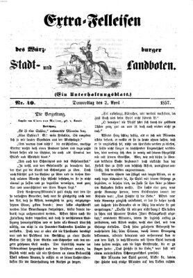 Würzburger Stadt- und Landbote Donnerstag 2. April 1857