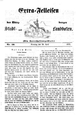 Würzburger Stadt- und Landbote Sonntag 26. April 1857