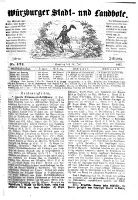 Würzburger Stadt- und Landbote Samstag 18. Juli 1857