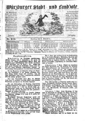 Würzburger Stadt- und Landbote Dienstag 8. September 1857