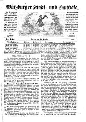 Würzburger Stadt- und Landbote Freitag 23. Oktober 1857