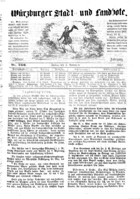 Würzburger Stadt- und Landbote Freitag 6. November 1857