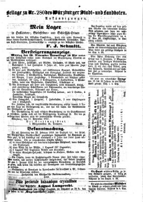 Würzburger Stadt- und Landbote Montag 23. November 1857