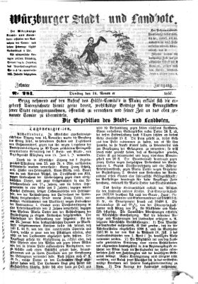 Würzburger Stadt- und Landbote Dienstag 24. November 1857