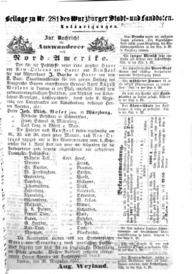 Würzburger Stadt- und Landbote Dienstag 24. November 1857