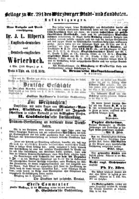 Würzburger Stadt- und Landbote Samstag 5. Dezember 1857