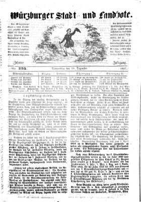 Würzburger Stadt- und Landbote Donnerstag 10. Dezember 1857