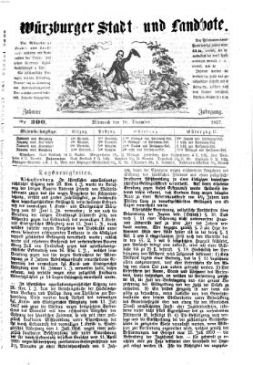 Würzburger Stadt- und Landbote Mittwoch 16. Dezember 1857