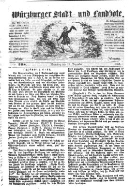 Würzburger Stadt- und Landbote Samstag 26. Dezember 1857