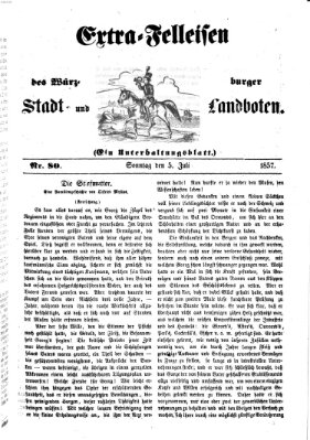 Würzburger Stadt- und Landbote Sonntag 5. Juli 1857