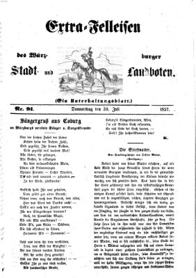 Würzburger Stadt- und Landbote Donnerstag 30. Juli 1857