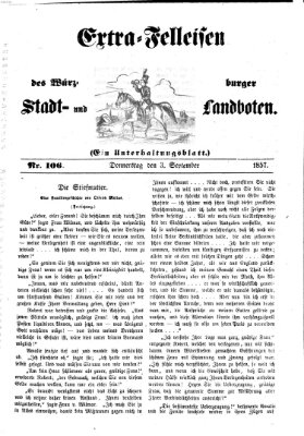 Würzburger Stadt- und Landbote Donnerstag 3. September 1857