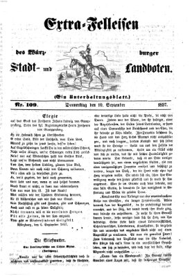 Würzburger Stadt- und Landbote Donnerstag 10. September 1857