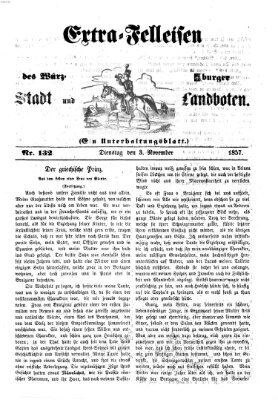 Würzburger Stadt- und Landbote Dienstag 3. November 1857