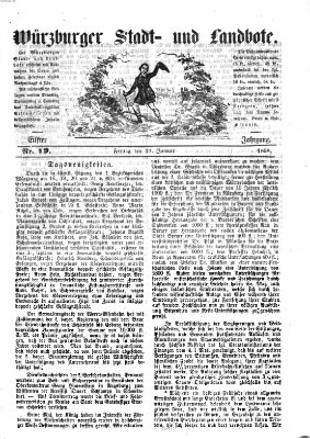 Würzburger Stadt- und Landbote Freitag 22. Januar 1858