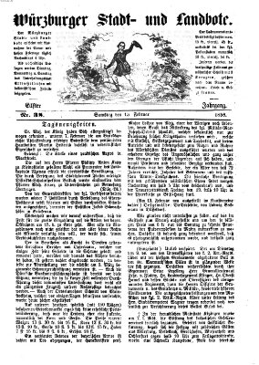 Würzburger Stadt- und Landbote Samstag 13. Februar 1858