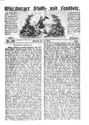 Würzburger Stadt- und Landbote Mittwoch 10. März 1858