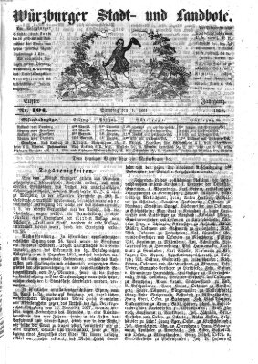 Würzburger Stadt- und Landbote Samstag 1. Mai 1858