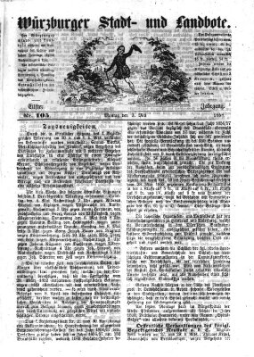 Würzburger Stadt- und Landbote Montag 3. Mai 1858