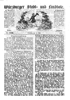 Würzburger Stadt- und Landbote Freitag 14. Mai 1858