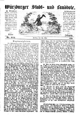 Würzburger Stadt- und Landbote Freitag 14. Mai 1858