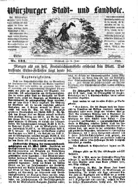 Würzburger Stadt- und Landbote Mittwoch 2. Juni 1858