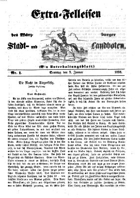 Würzburger Stadt- und Landbote Sonntag 3. Januar 1858