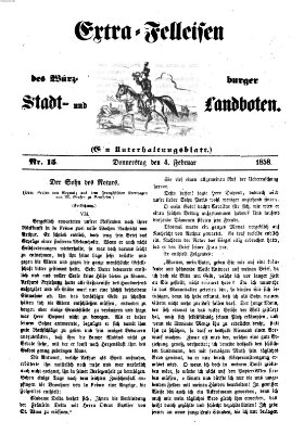 Würzburger Stadt- und Landbote Donnerstag 4. Februar 1858