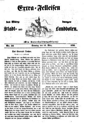 Würzburger Stadt- und Landbote Sonntag 14. März 1858