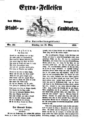 Würzburger Stadt- und Landbote Dienstag 23. März 1858