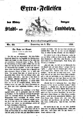 Würzburger Stadt- und Landbote Donnerstag 6. Mai 1858