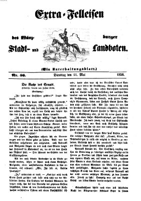 Würzburger Stadt- und Landbote Dienstag 11. Mai 1858