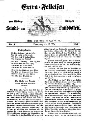 Würzburger Stadt- und Landbote Donnerstag 13. Mai 1858