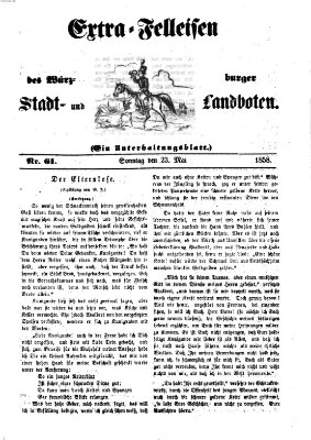 Würzburger Stadt- und Landbote Sonntag 23. Mai 1858