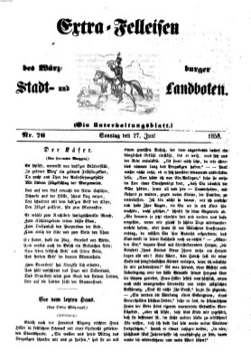 Würzburger Stadt- und Landbote Sonntag 27. Juni 1858