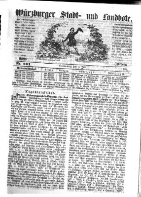 Würzburger Stadt- und Landbote Donnerstag 8. Juli 1858