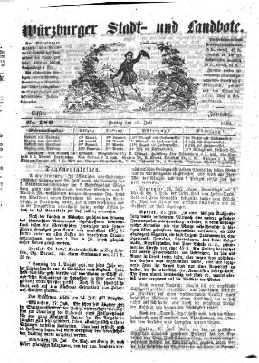 Würzburger Stadt- und Landbote Freitag 30. Juli 1858