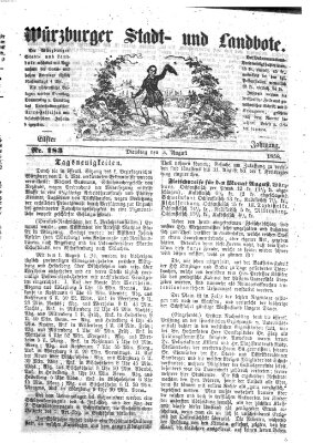 Würzburger Stadt- und Landbote Dienstag 3. August 1858