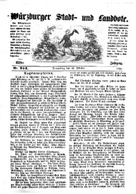 Würzburger Stadt- und Landbote Donnerstag 21. Oktober 1858