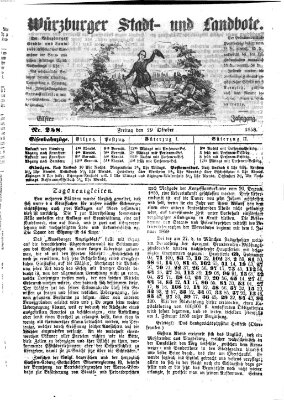 Würzburger Stadt- und Landbote Freitag 29. Oktober 1858