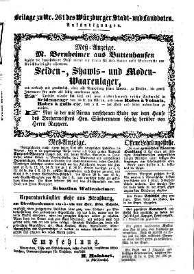 Würzburger Stadt- und Landbote Dienstag 2. November 1858