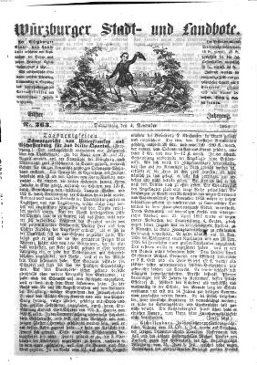 Würzburger Stadt- und Landbote Donnerstag 4. November 1858