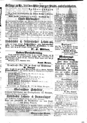 Würzburger Stadt- und Landbote Montag 8. November 1858