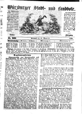 Würzburger Stadt- und Landbote Mittwoch 10. November 1858