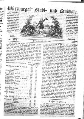 Würzburger Stadt- und Landbote Freitag 19. November 1858